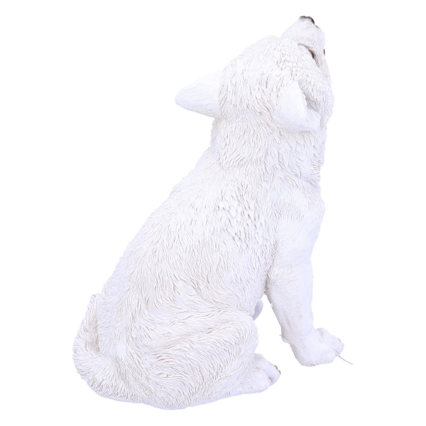 Wolfswelpe weiß 22,5cm